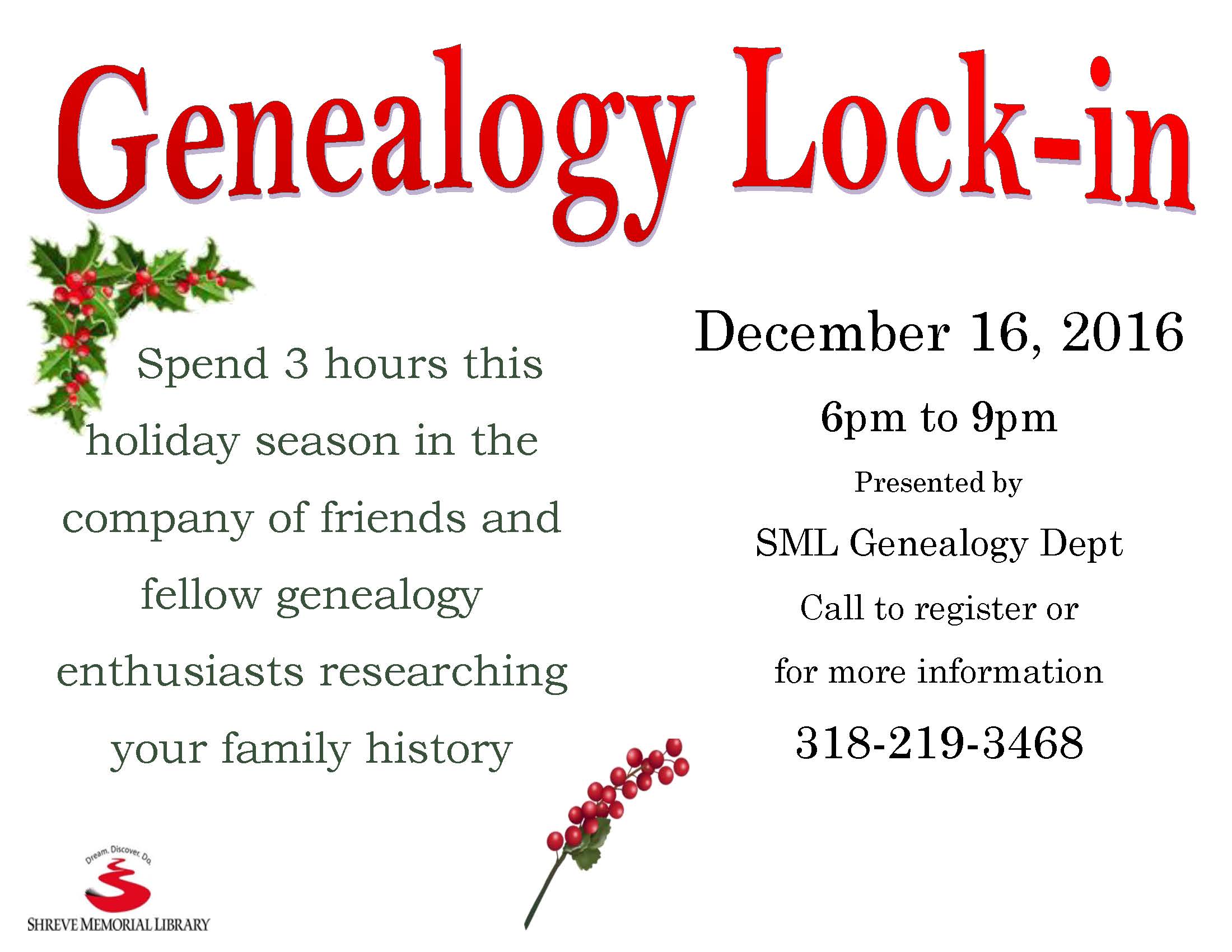 Genealogy Lock-In